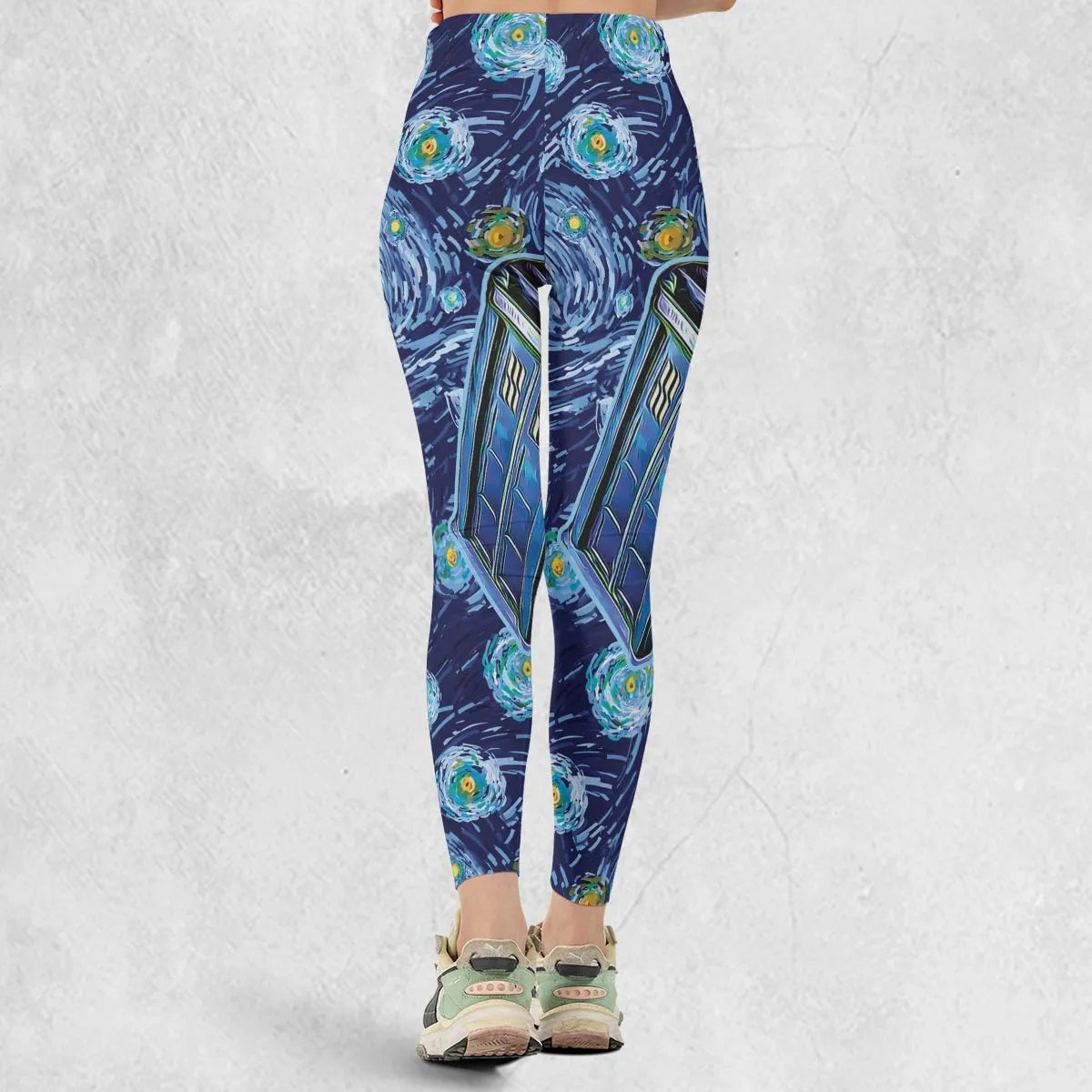 Tardis Starry Night Doctor Who Legging