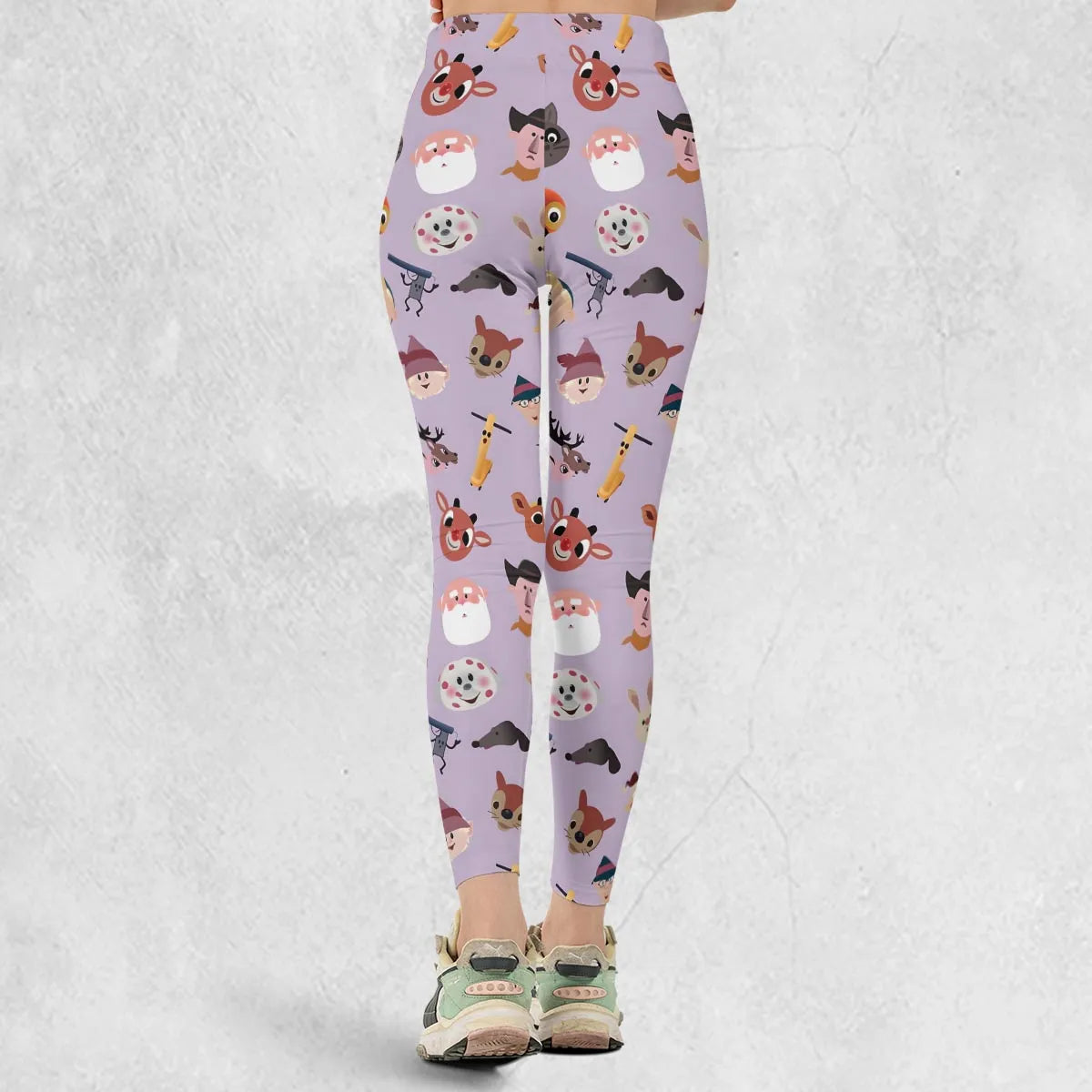 Iconography Rudolph the Red-Nosed Reindeer Legging