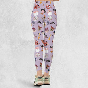 Iconography Rudolph the Red-Nosed Reindeer Legging