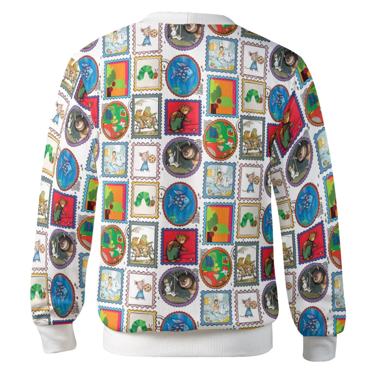 Nostalgic Kids Books Stamps Cardigan