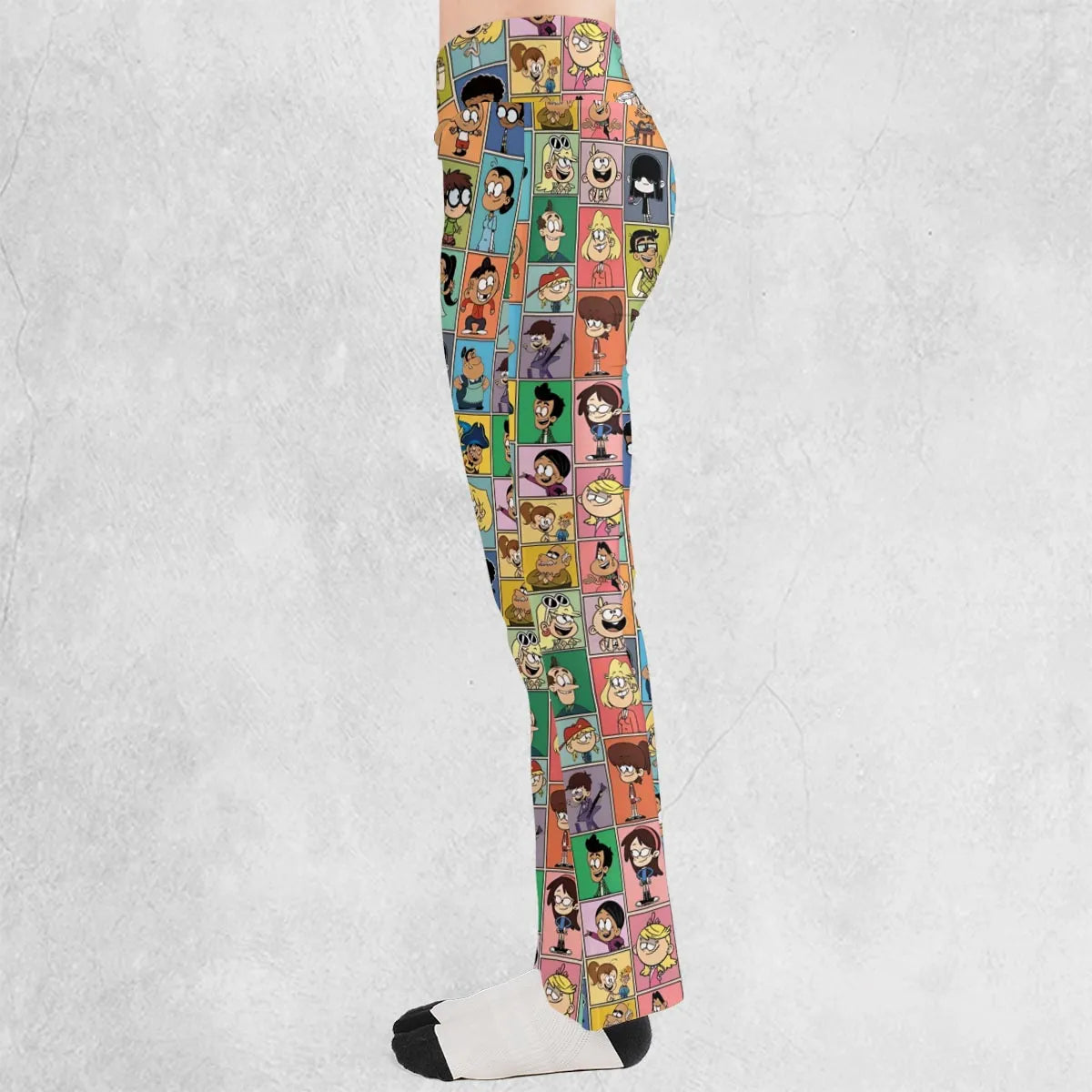 The Loud House Patterns Flare Leggings