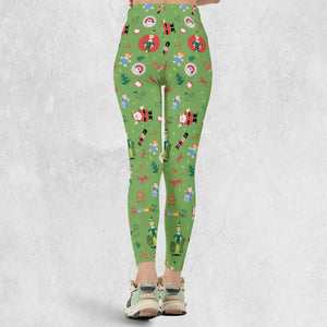 ELF Christmas Pattern Legging