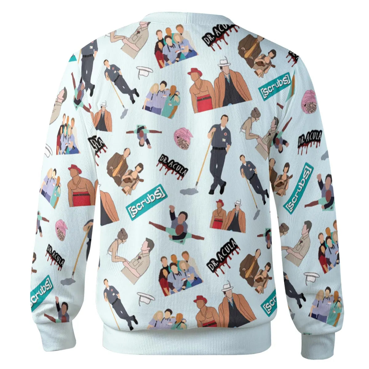 Retro TV Scrubs Cardigan