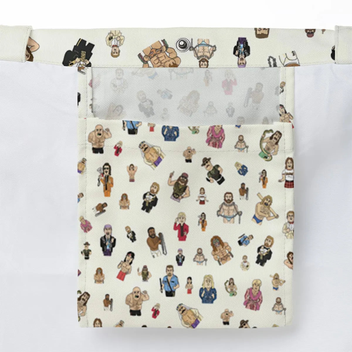 Old School Pro Wrestling Large Tote Bag