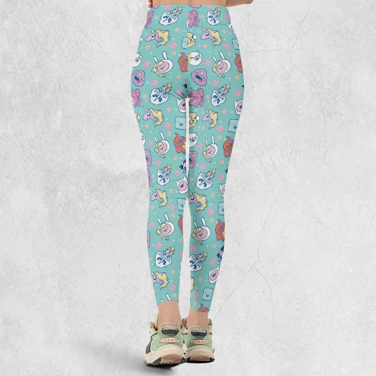 Adventure Time Floral Pattern Legging