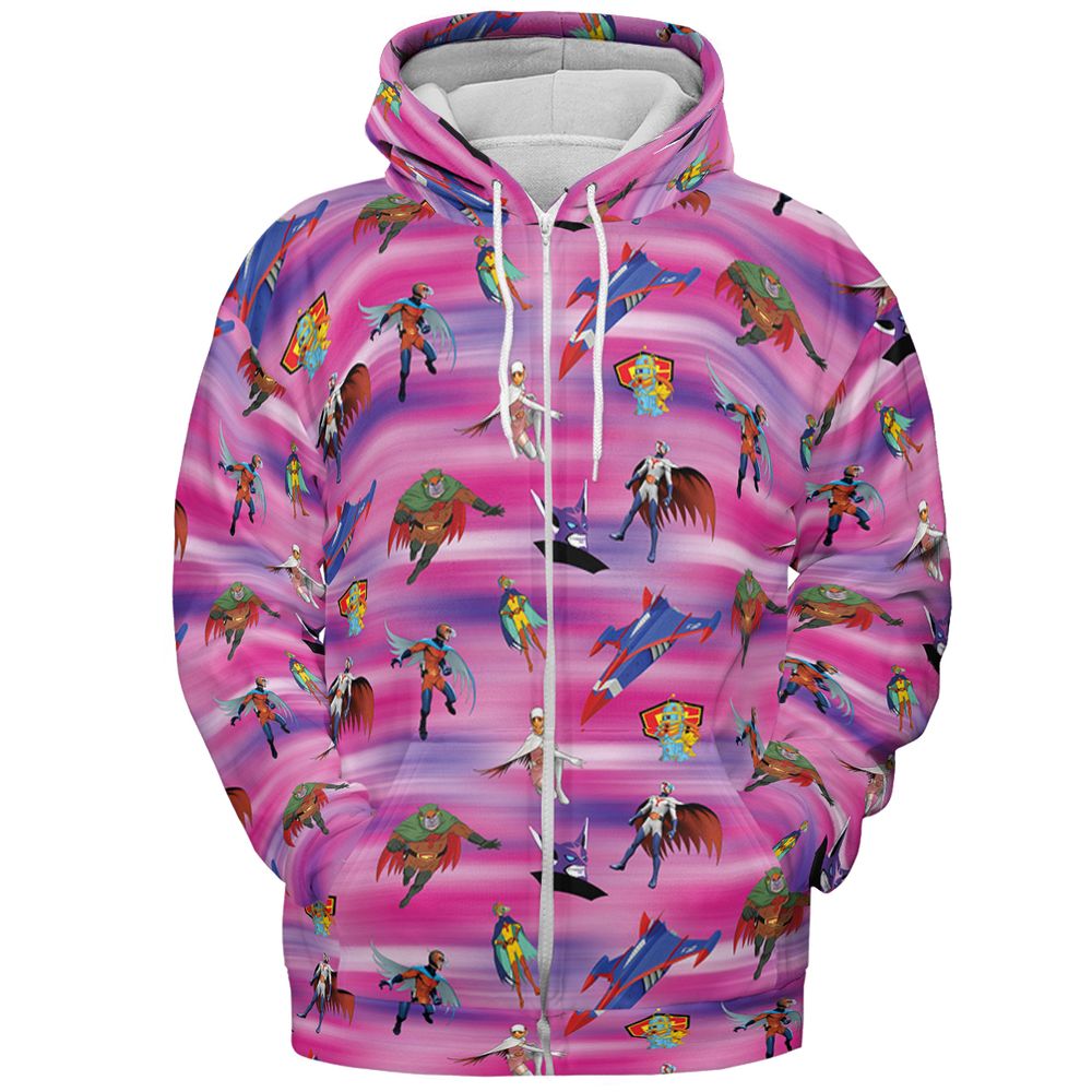 All-over Print Hoodie - 87W8A7R1 -  - 3