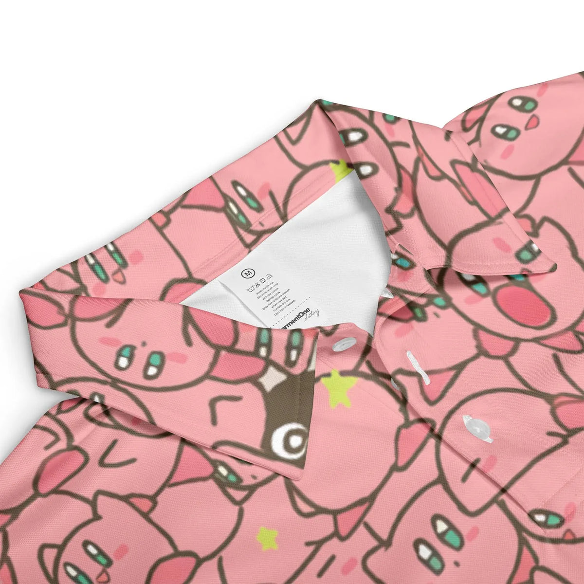 Cute Kirby Waddle Doo Bandana Waddle Dee Meta Knight Kirby's Characters AOP Men/Women Polo Shirt