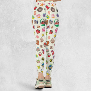 Vintage Trend Matte Scratch & Sniff Legging