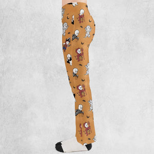 Casper Costume Fun Flare Leggings