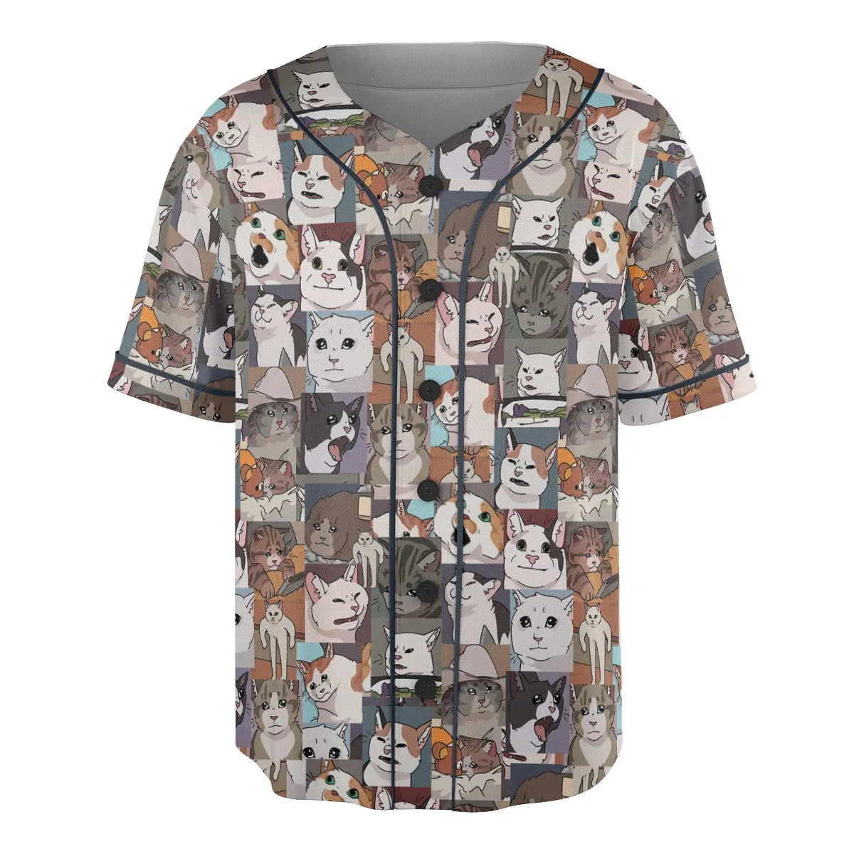 Funny Cat Internet Meme Unisex Baseball Jersey