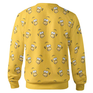Homer Simpson Pattern Cardigan