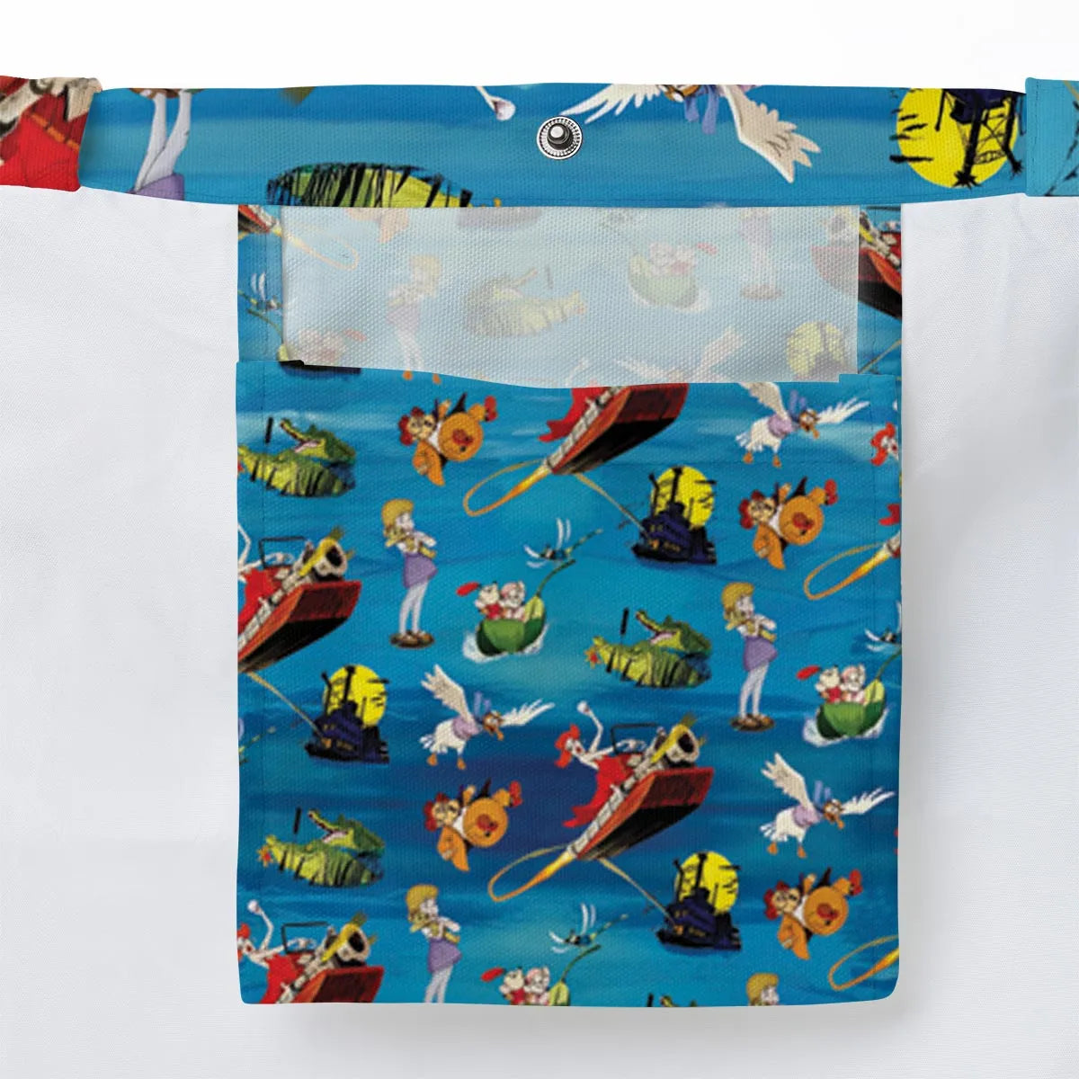 Chasing The Rescuers Characters Large Tote Bag