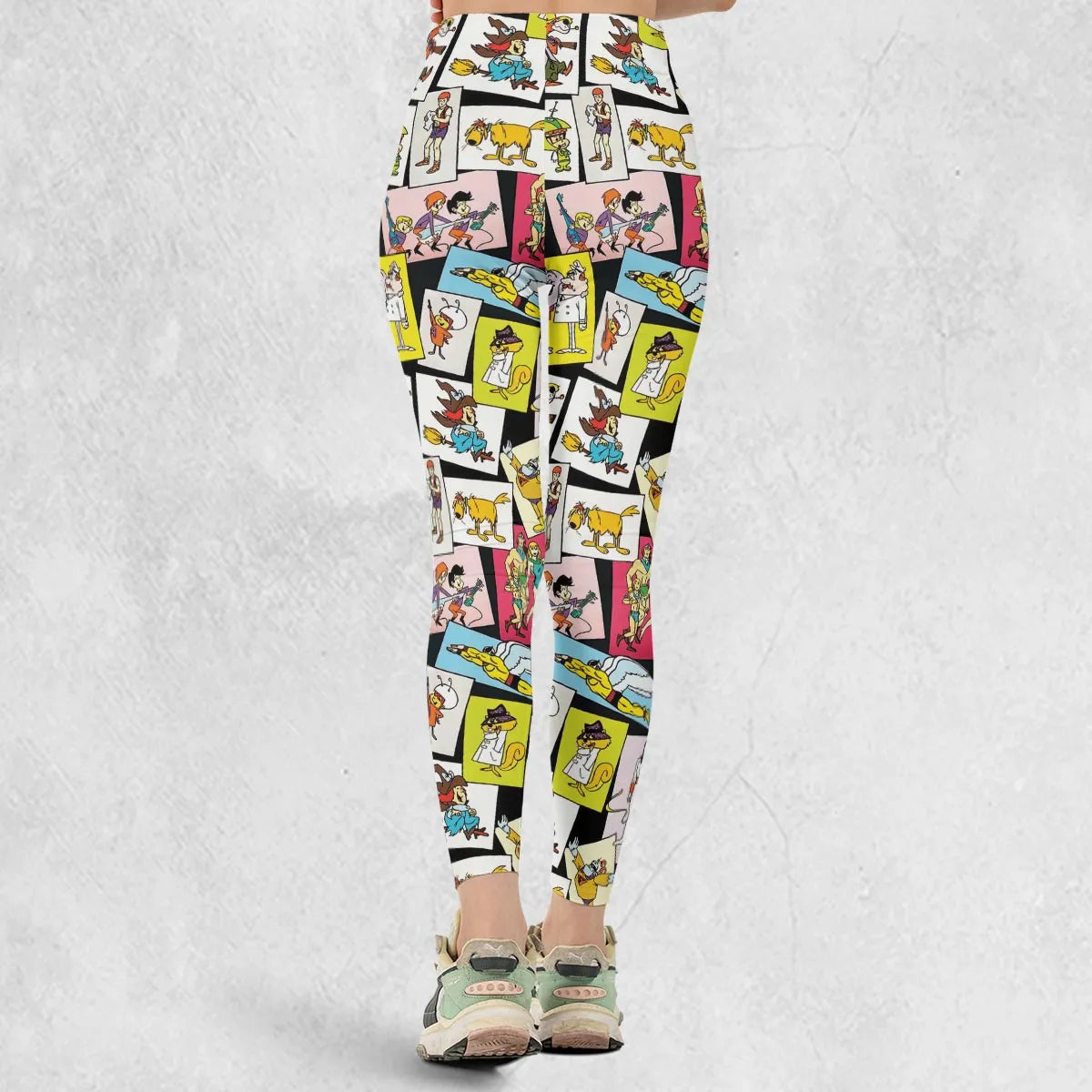 Back To The Day Old Cartoon Shows Legging