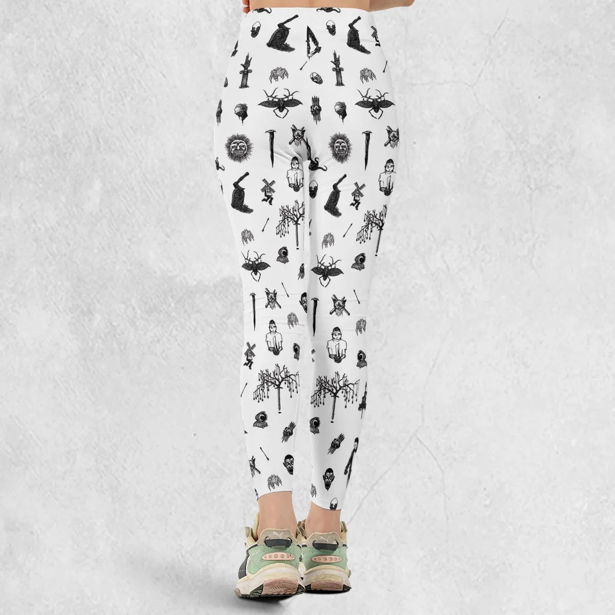 Nosferatu Pattern Legging