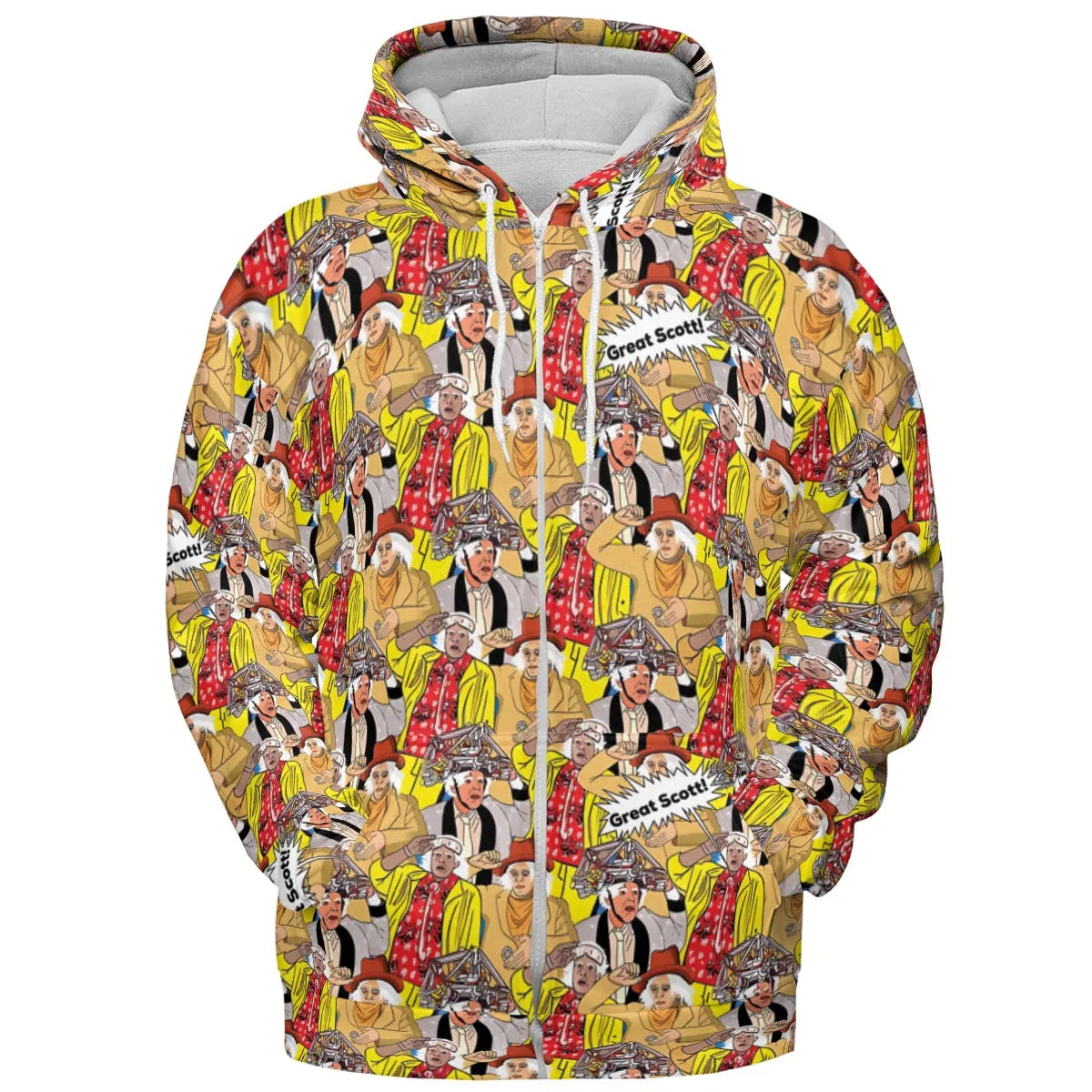 Great Scott Back to the Future All-over Print Hoodie