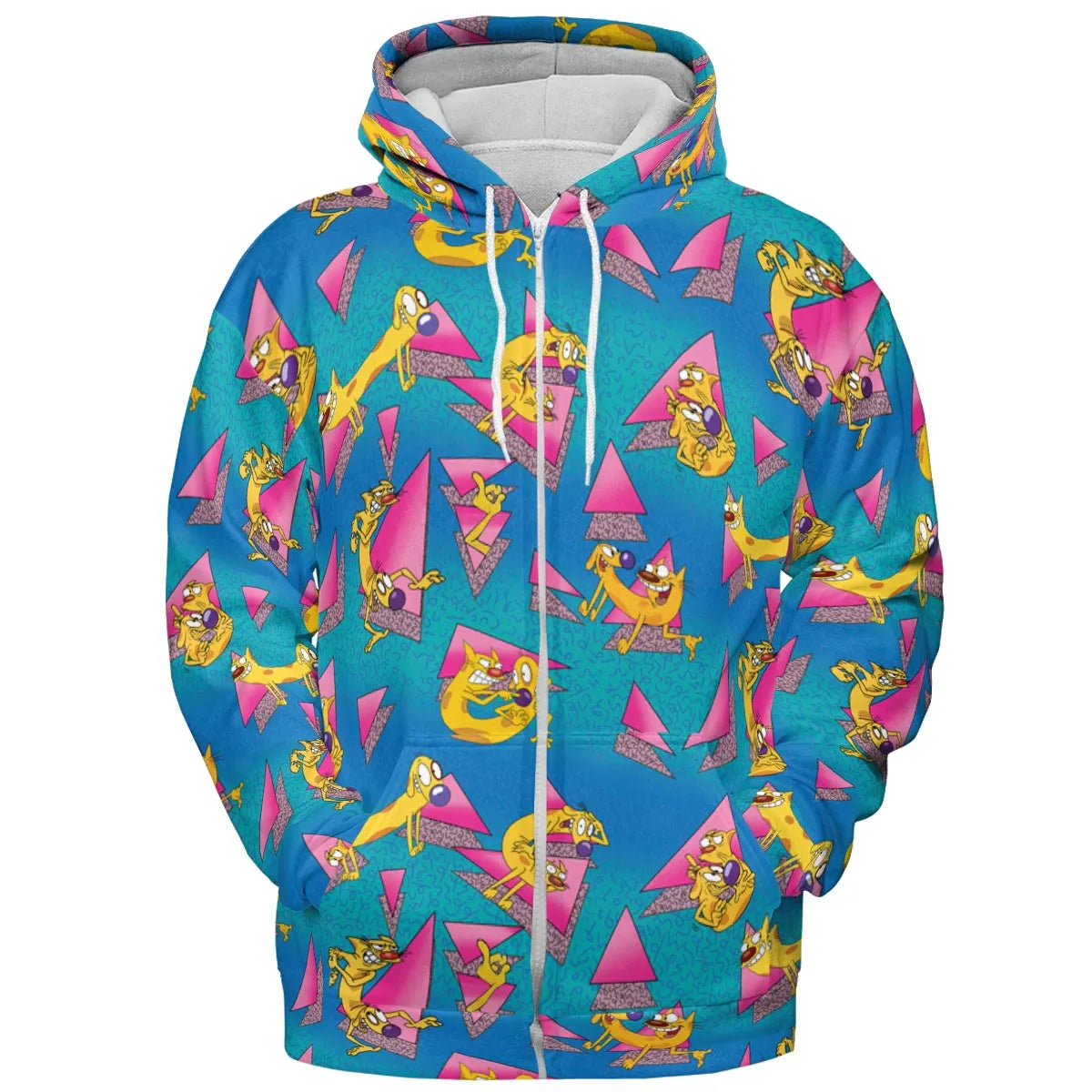 CatDog Nickelodeon Pattern All-over Print Hoodie