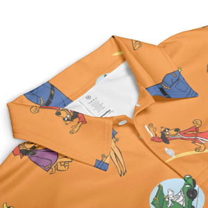 Kung-Fu Friends Hong Kong Phooey AOP Men/Women Polo Shirt