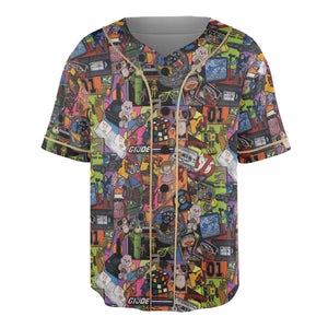 The 1980's. The Decade Of Greed Unisex Baseball Jersey