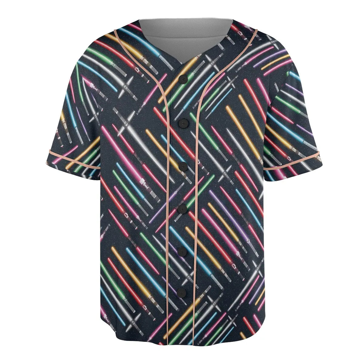 Lightsabers Star Wars Pattern Unisex Baseball Jersey