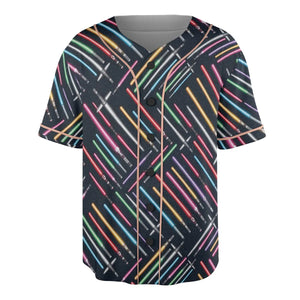 Lightsabers Star Wars Pattern Unisex Baseball Jersey