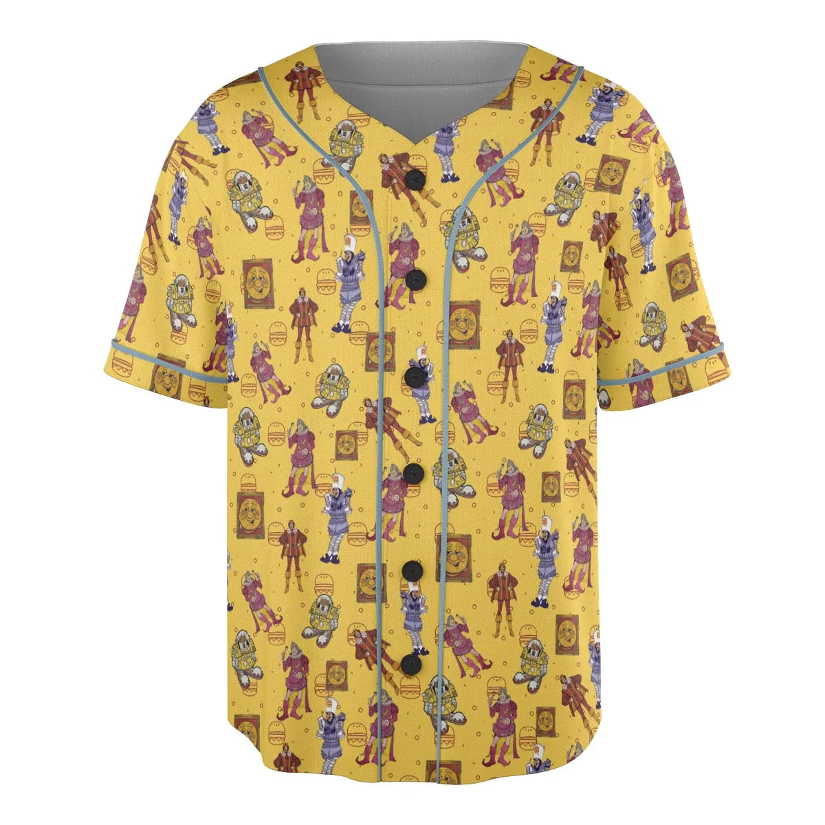 Vintage Burger King Commercial 1980 Unisex Baseball Jersey
