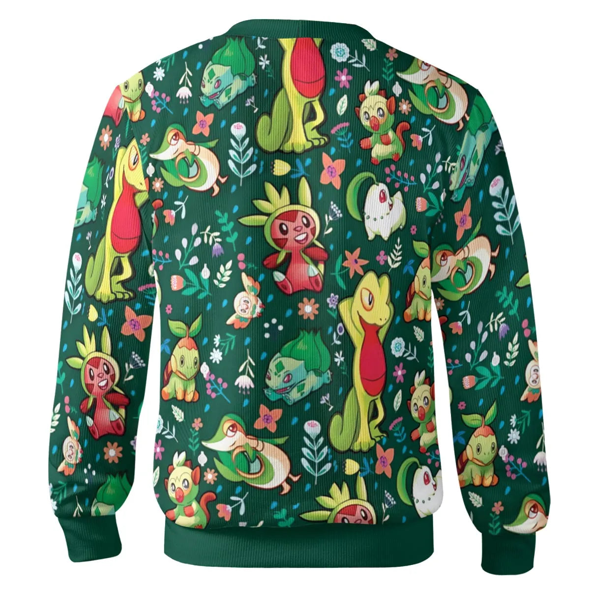 Grass Type Pokemon Cardigan