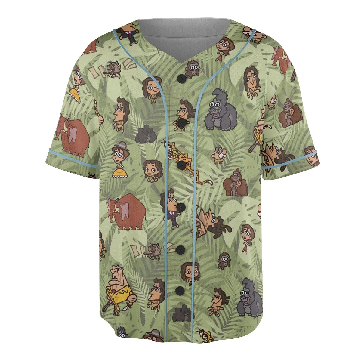 Tarzan Characters Unisex Baseball Jersey