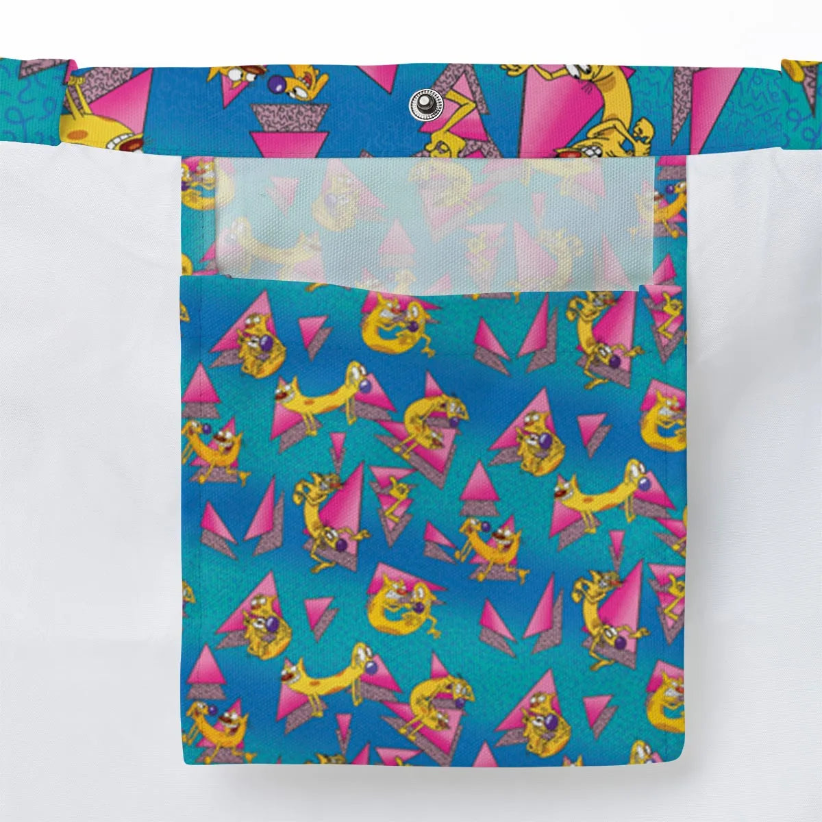 CatDog Nickelodeon Pattern Large Tote Bag
