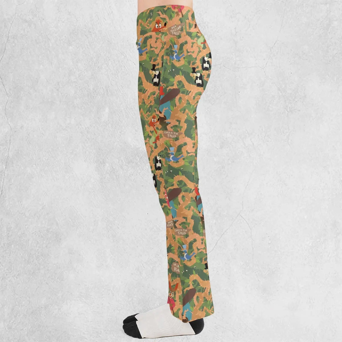 Flowing Down Splash Mountain Flare Leggings