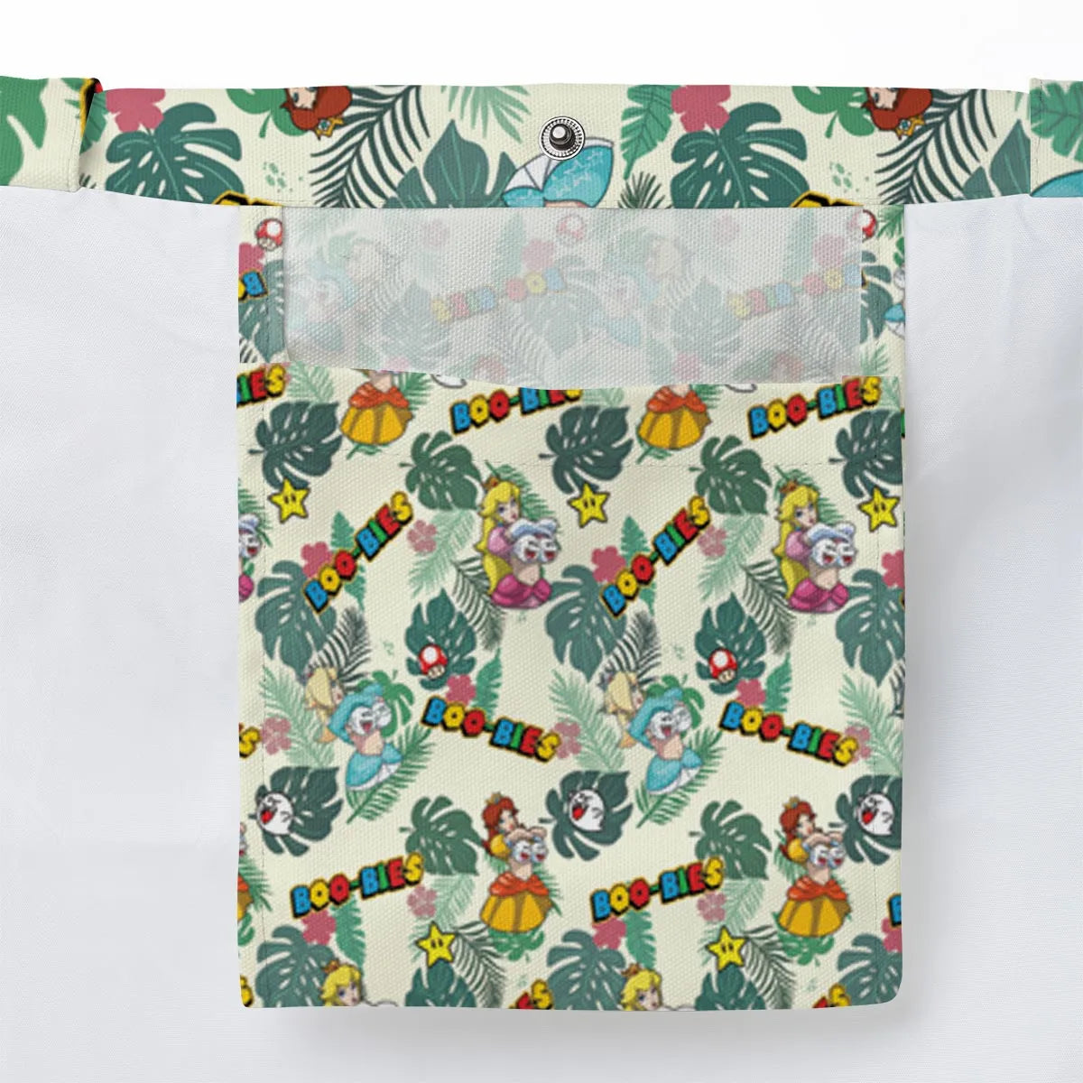 Super Mario Boo-Bies Pattern Large Tote Bag