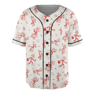 Vintage Style Nostalgic Reddy Kilowatt Unisex Baseball Jersey