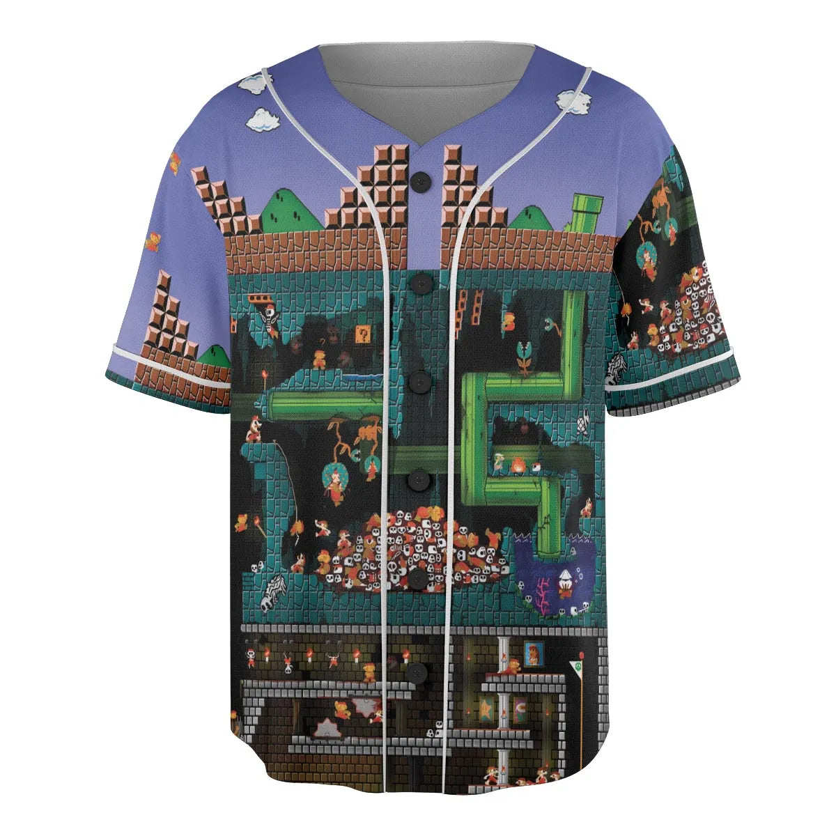 The Pit Super Mario Unisex Baseball Jersey