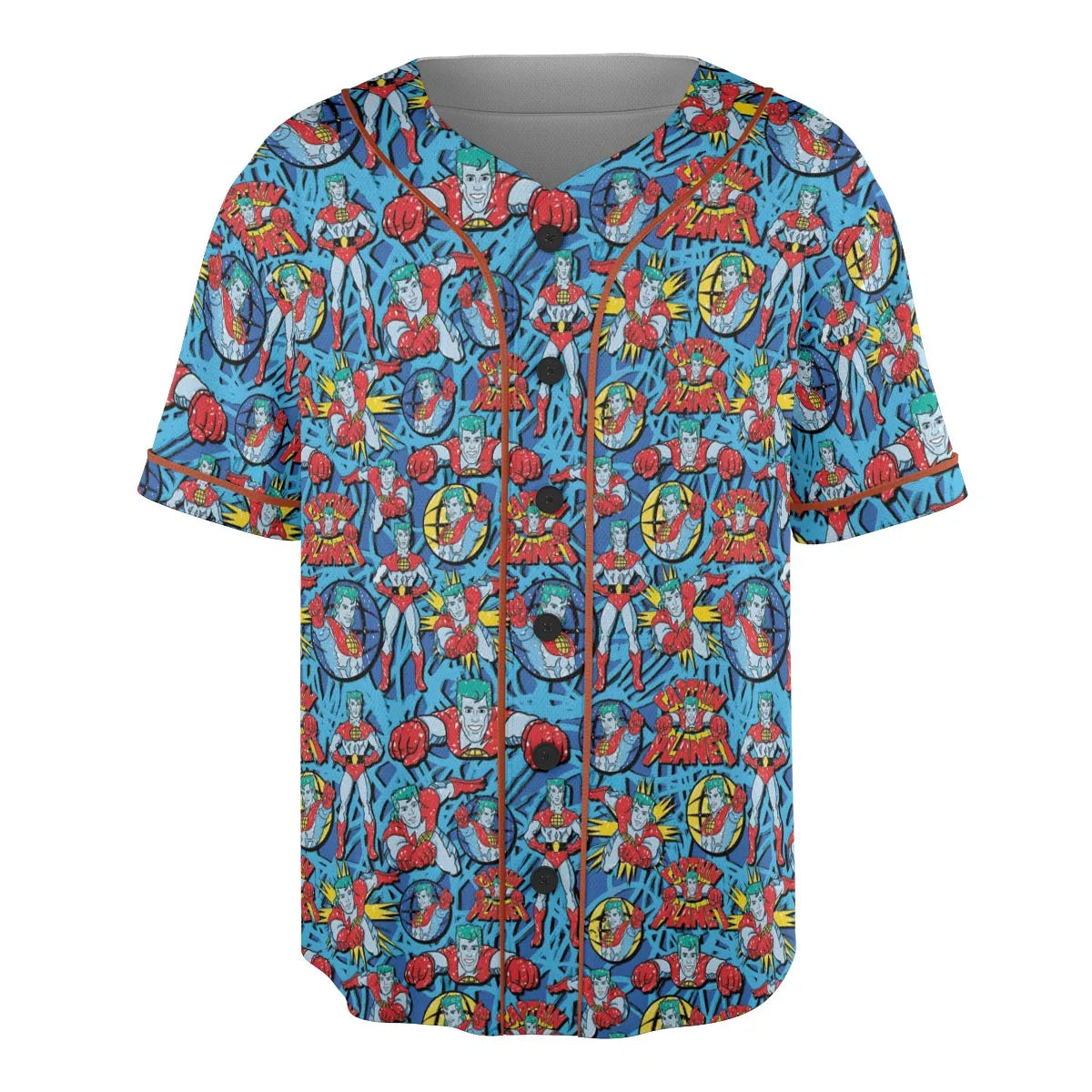 Hero of the Environment Captain Planet and the Planeteers Unisex Baseball Jersey