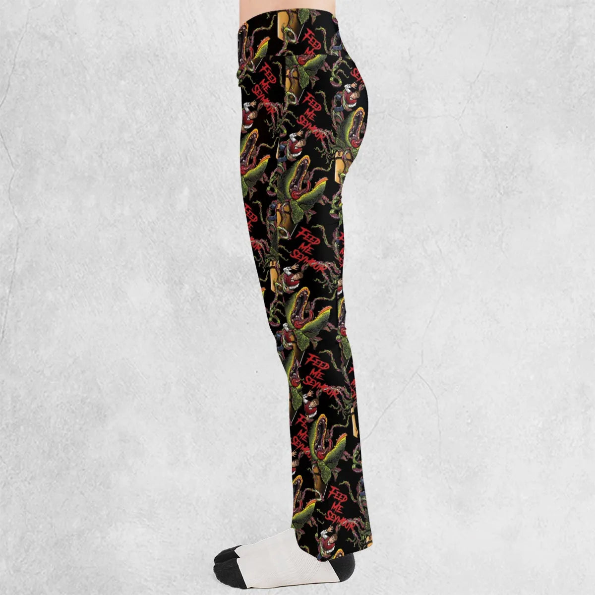 Feed Me Seymour Horror Little Shop Flare Leggings