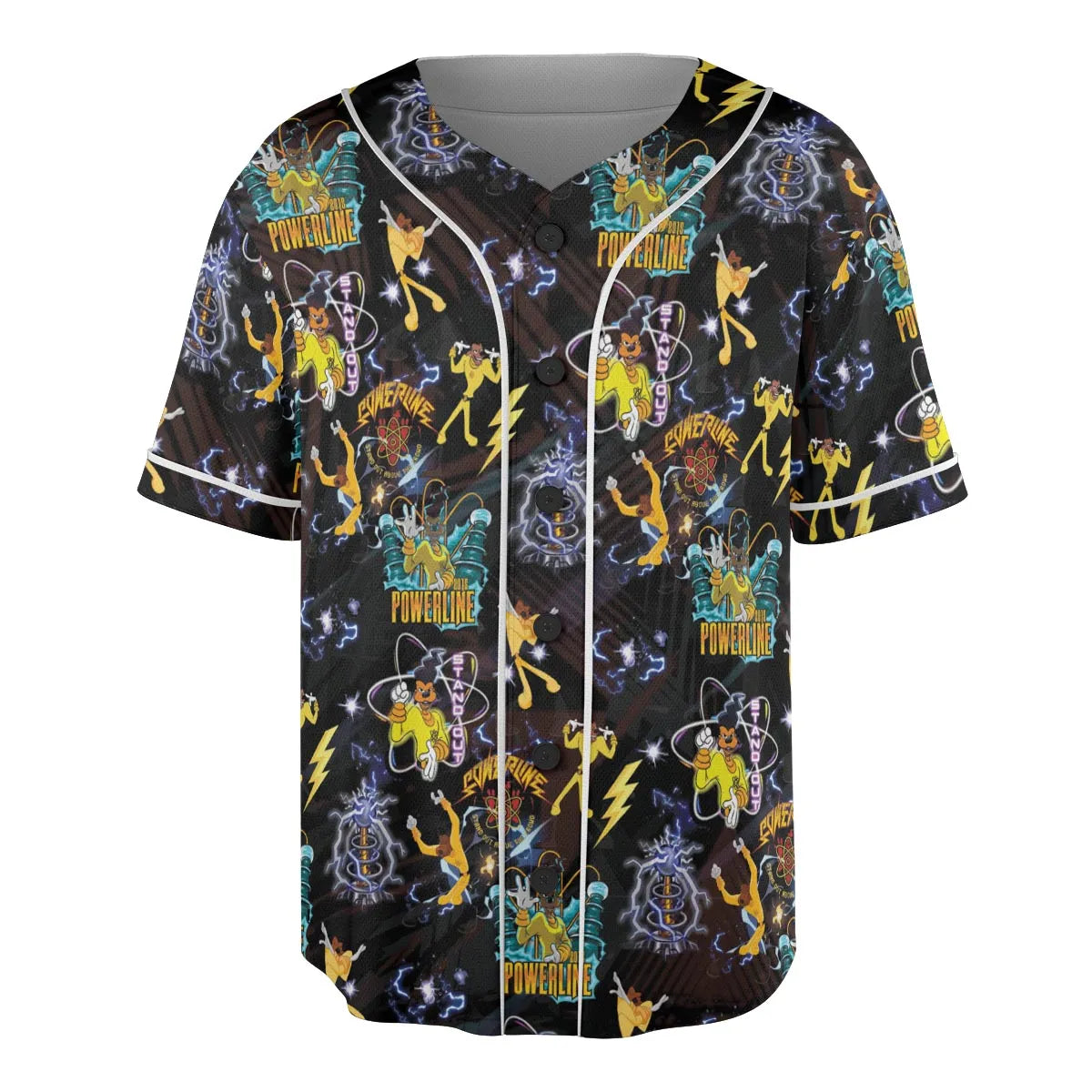 Powerline Concert A Goofy Movie Unisex Baseball Jersey