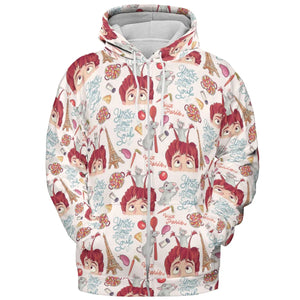 Cute Controller Ratatouille All-over Print Hoodie