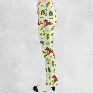 H.R. Pufnstuf Characters Sid and Marty Flare Leggings