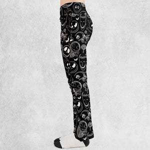 Pumpkin King The Nightmare Before Christmas T Flare Leggings