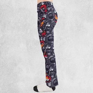 Animal The Muppets Pattern Flare Leggings