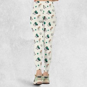 Mickey and Minnie St. Patrick's  Day Pattern Legging