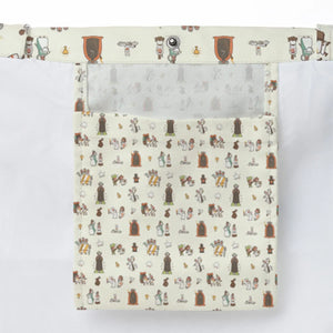 The Holy Grail Pattern Monty Python Button Down Large Tote Bag