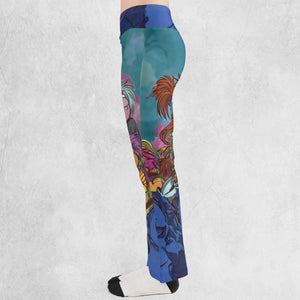Fraggle Rock Larsen The Muppets Flare Leggings