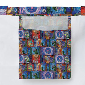 Beauty And The Beast Story Windows Large Tote Bag