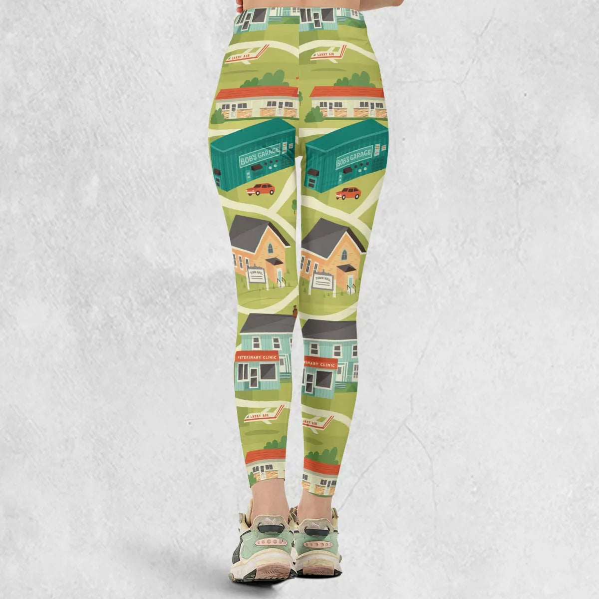 Schitt's Creek Town Map Legging