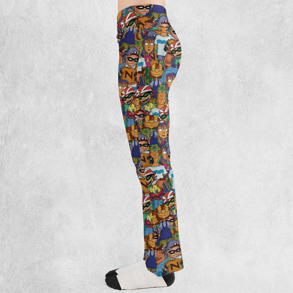 Rocket Power Characters Flare Leggings