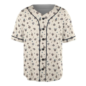Kawaii Dices DnD Pattern Unisex Baseball Jersey