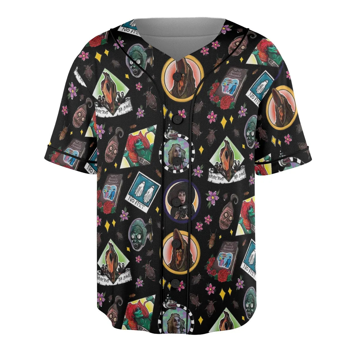 Showtime Beetlejuice Themed Unisex Baseball Jersey
