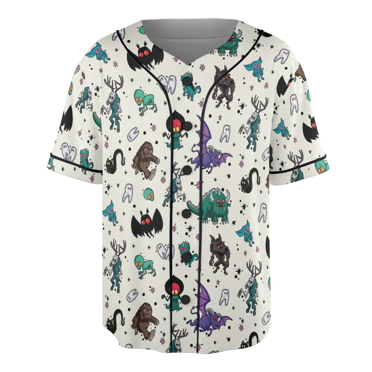 Cryptids of the Americas Cryptozoology Cryptids Monster Unisex Baseball Jersey