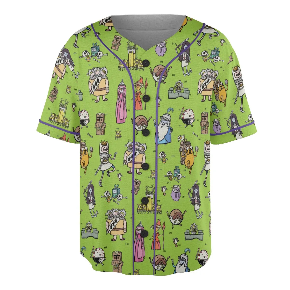 Finn Holy Adventure Adventure Time and Monty Python and the Holy Grail Unisex Baseball Jersey