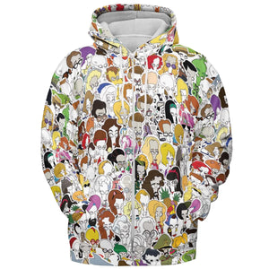 Roger the Alien American Dad All-over Print Hoodie